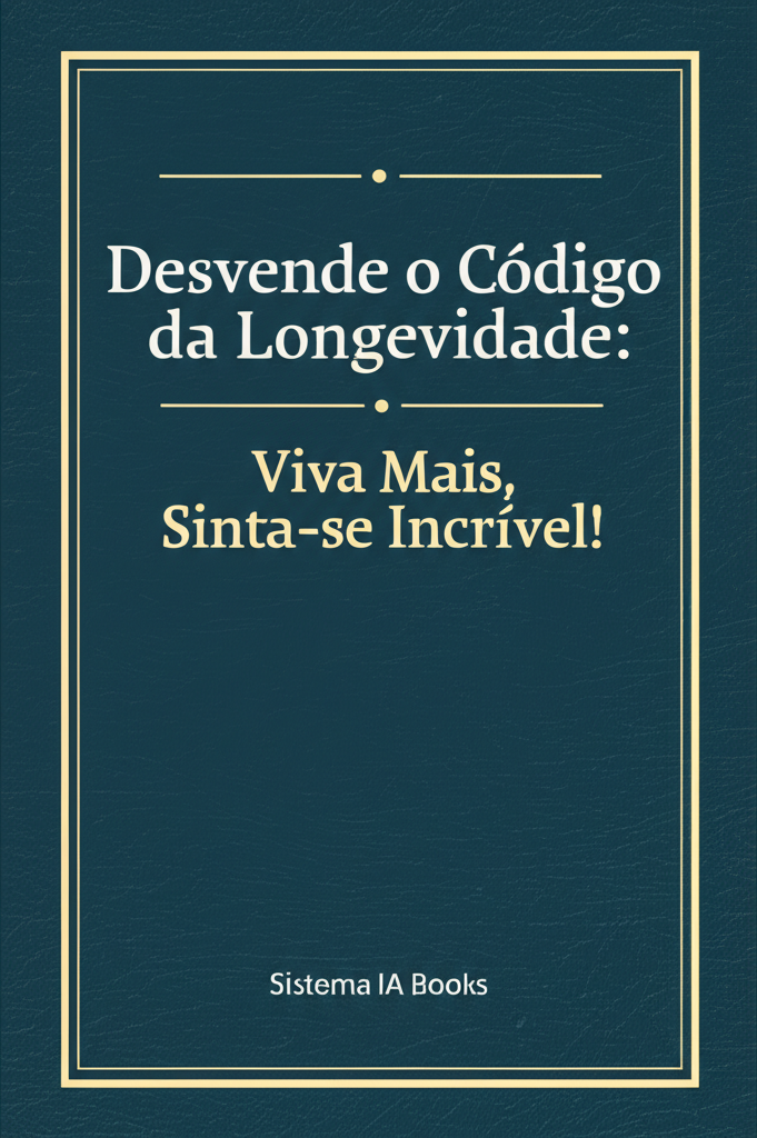 Desvende o Código da Longevidade: Viva Mais, Sinta-se Incrível!